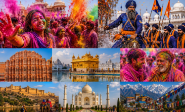 Holi festival in India.